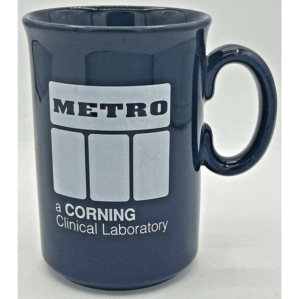 Metro A Corning Clinical Laboratory Vintage Mug U237